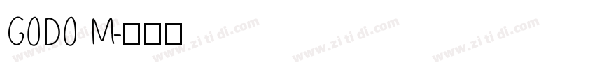 GODO M字体转换